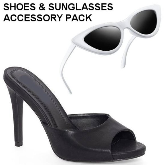 NWT Adorable Barbie Movie Black & White Striped Towel Swimsuit Halloween… - Picture 16 of 16